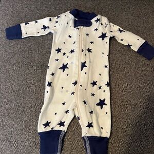 Hanna Anderson Blue Star Baby Pajama